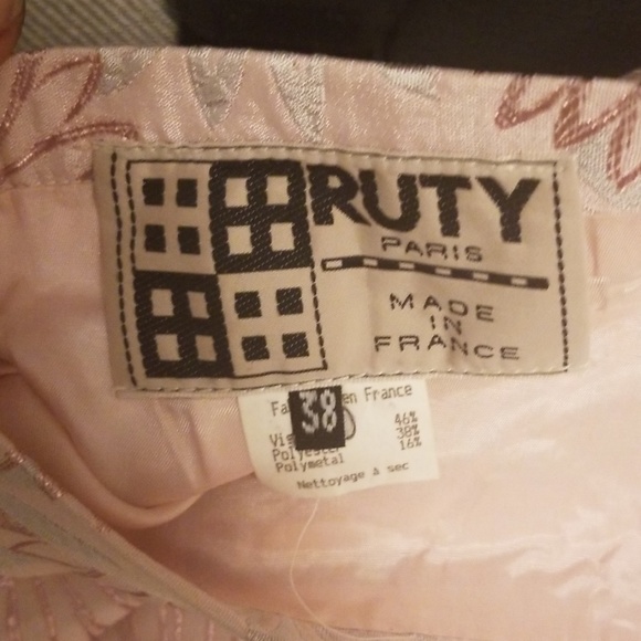 Brocade Mini Skirt by Ruty Paris sz sz Small - Picture 4 of 6